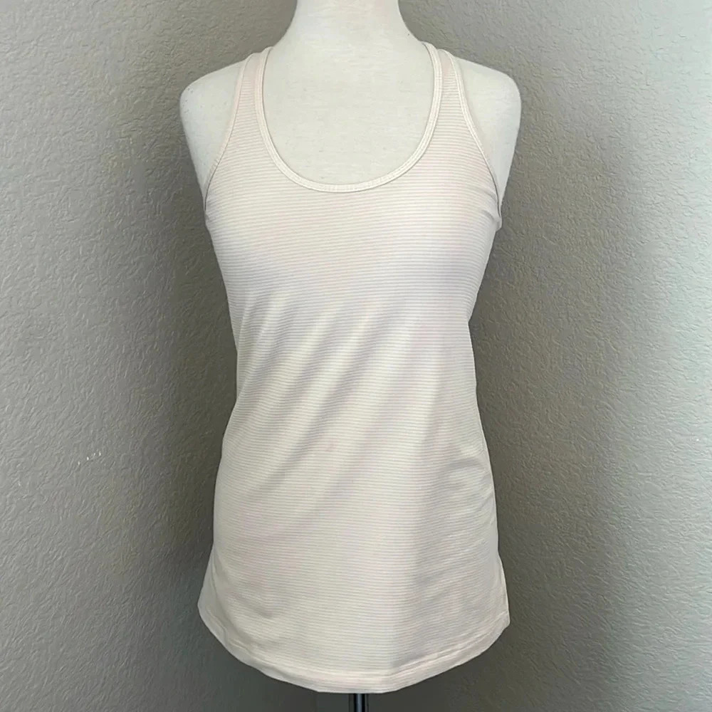 LULULEMON light pink cool racerback tank top
